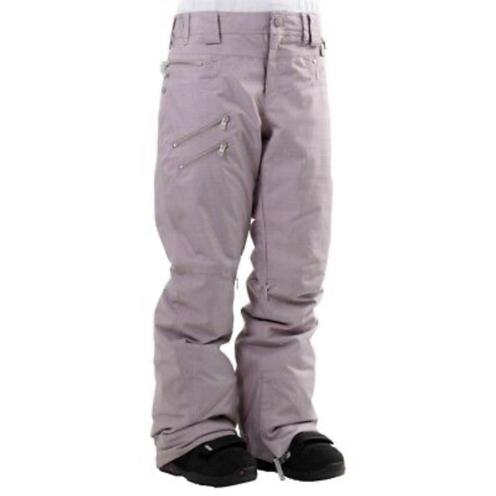 Oakley Ski Snowboard Pants Lilac Lavender Pale Pink Gretchen Bleiler Knew pants